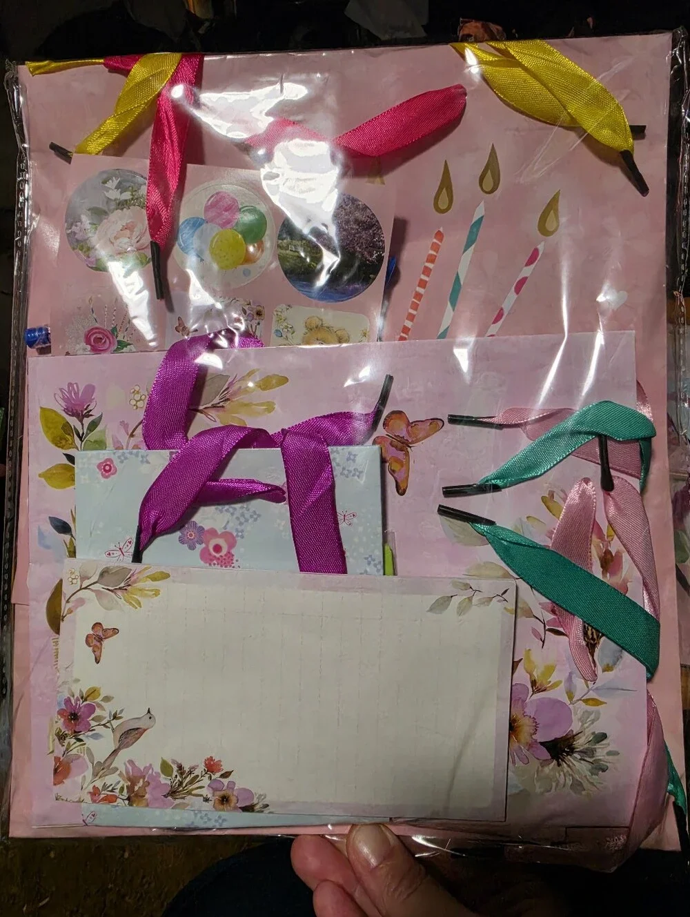 2 NEW 10 Pc Gift Bag Sets For Birthdays
